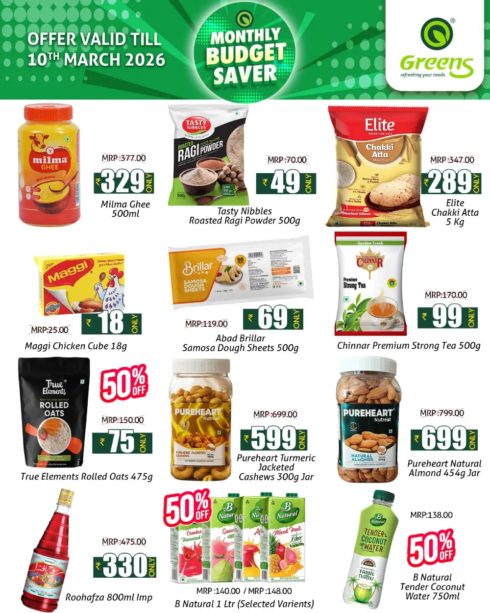 Greens Monthly Budget Saver | Kannur & Thalassery | Valid Till 10th March page 3