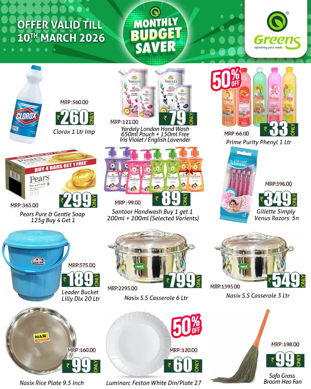 Greens Monthly Budget Saver | Kannur & Thalassery | Valid Till 10th March page 6