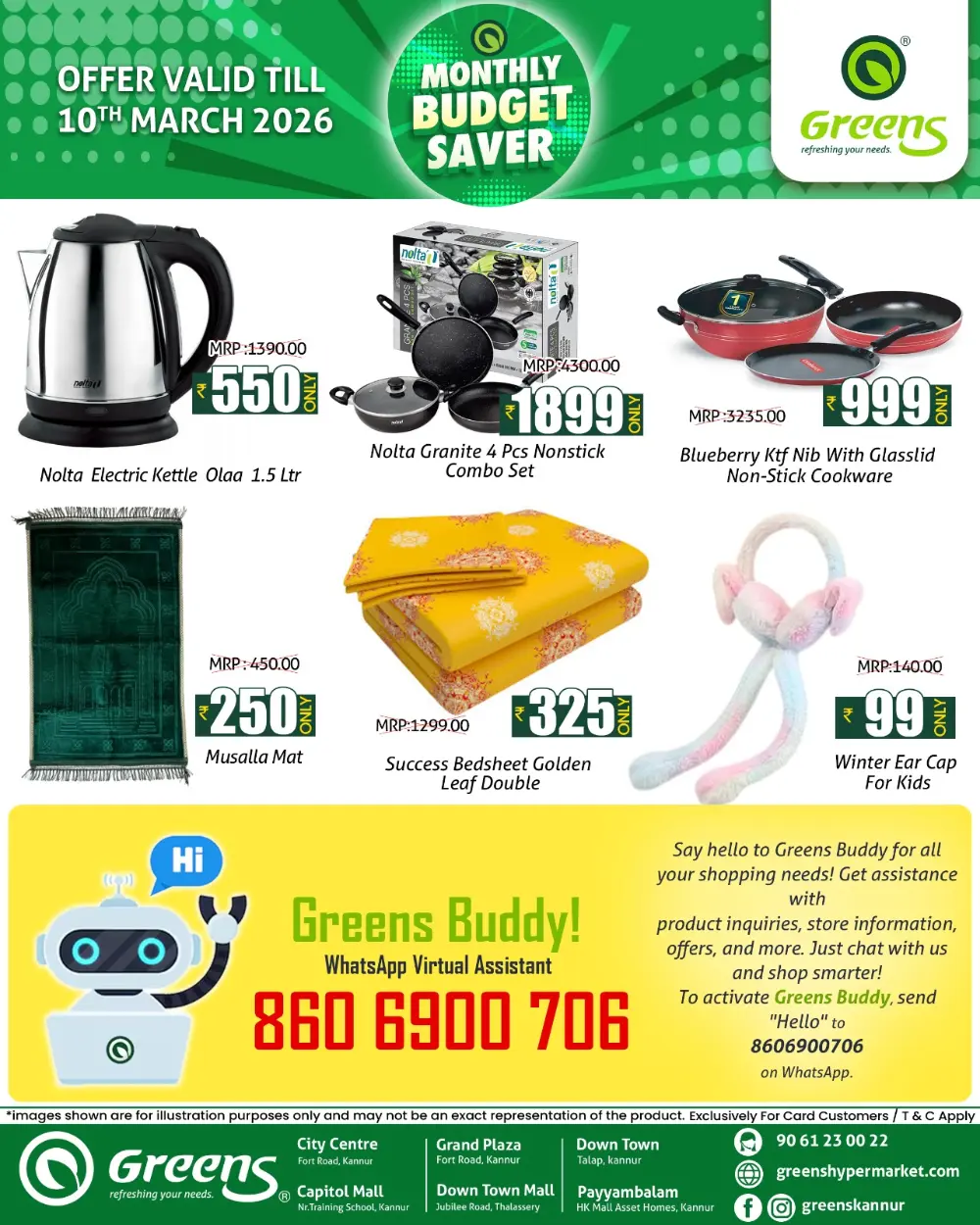 Greens Monthly Budget Saver | Kannur & Thalassery | Valid Till 10th March page 8