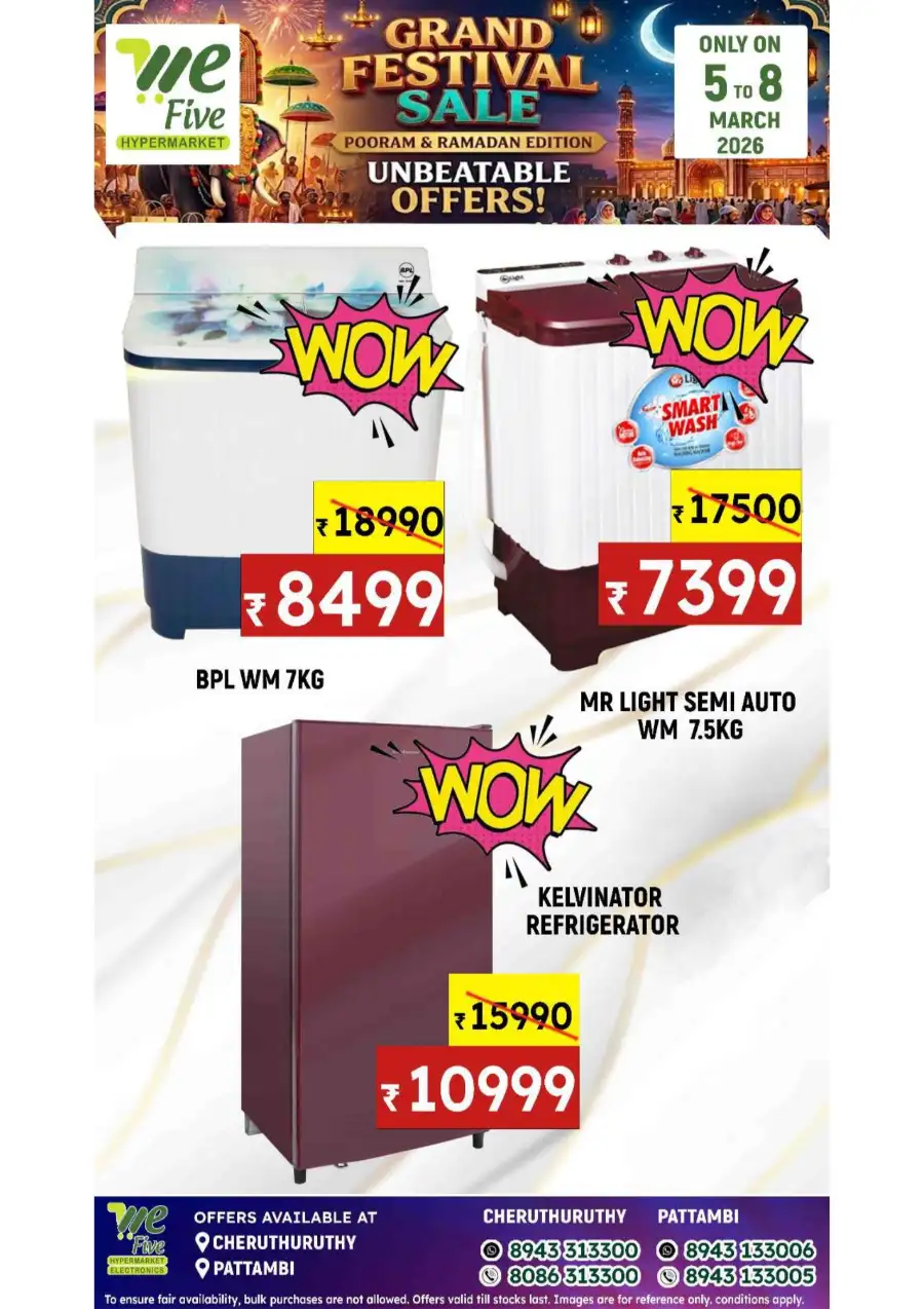 Grand Festival Sale at We Five Hypermarket | Ends 8 March 2026 page 9