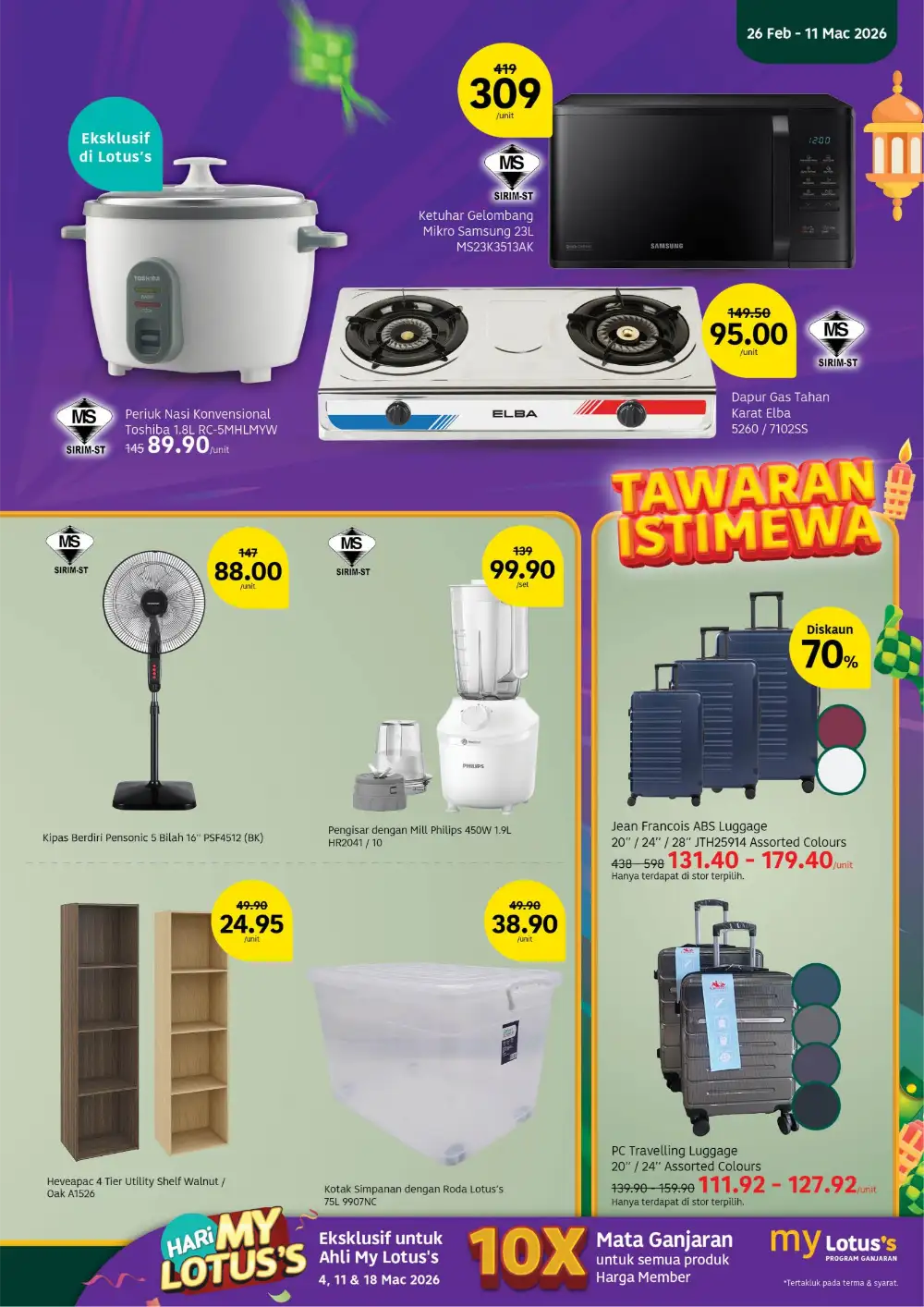 Lotus's Ramadan Offers | Jasmine Rice, Top & Scott Deals | Valid until 18 Mar 2026 page 19