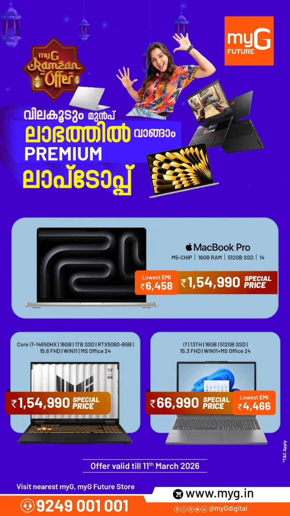 Laptop Ramzan Offer 2026 | myG Future | Ends 11th March page 3
