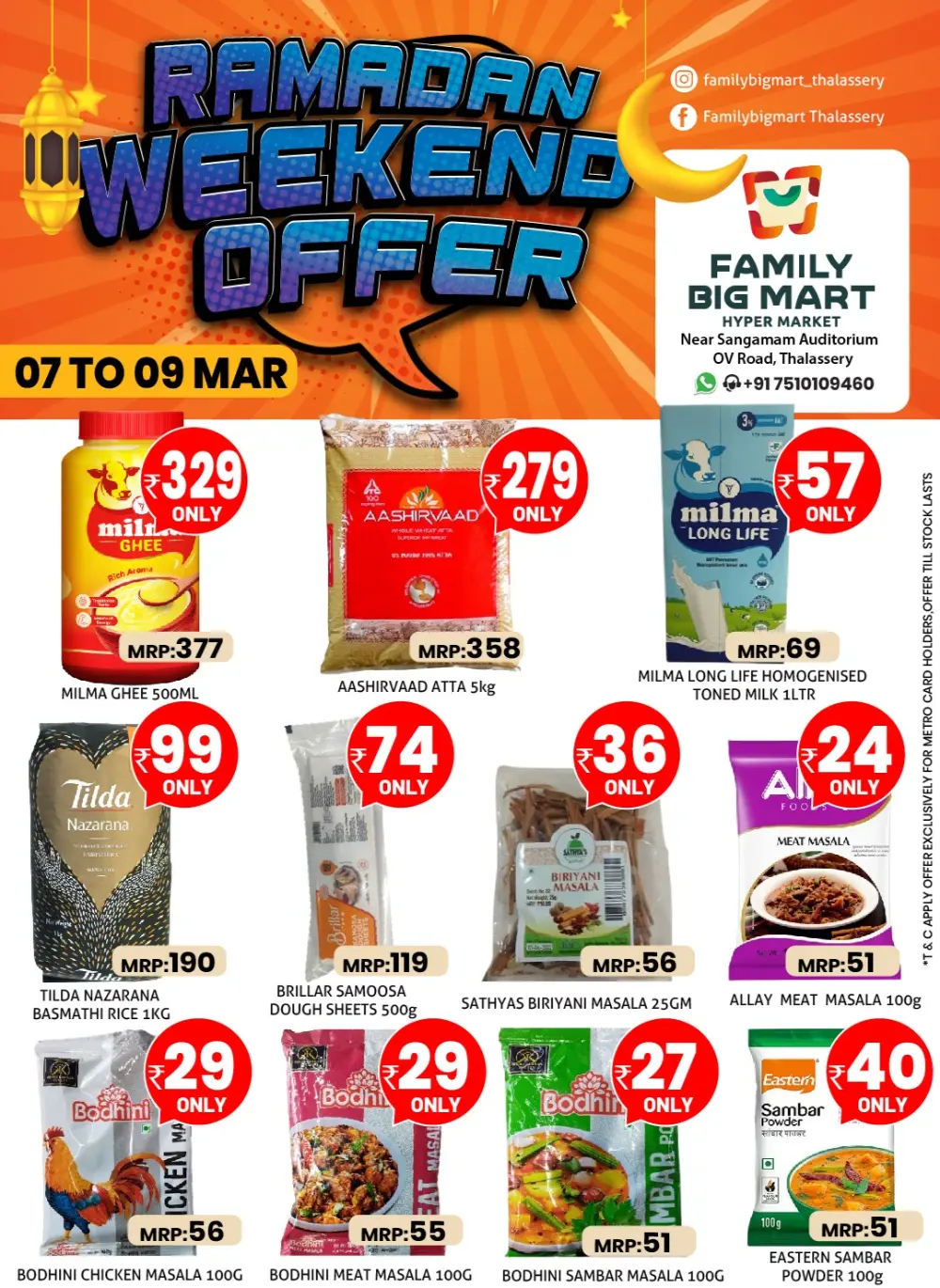 Ramadan Grocery Offers at Family Big Mart, Thalassery | Weekend Deals page 2