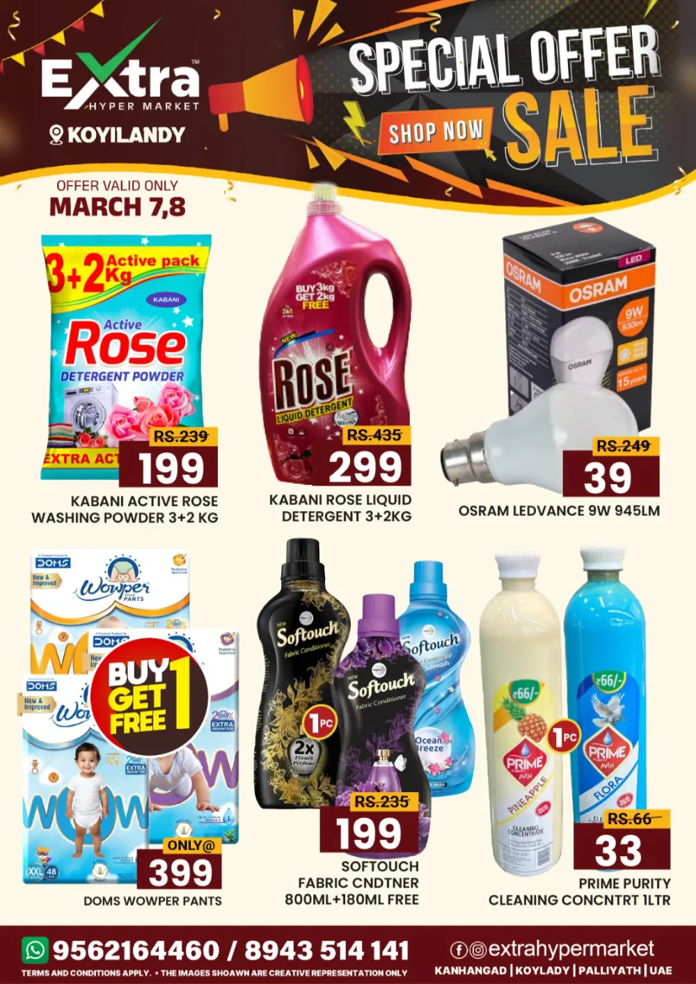 Extra Hypermarket Koyilandy Sale | Best Offers Only on March 7-8 page 6