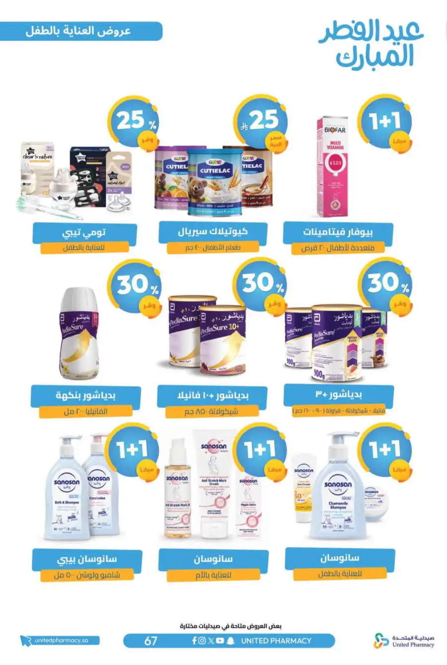 Eid Al Fitr Offers 2026 | United Pharmacy KSA | Valid until March 22 page 72