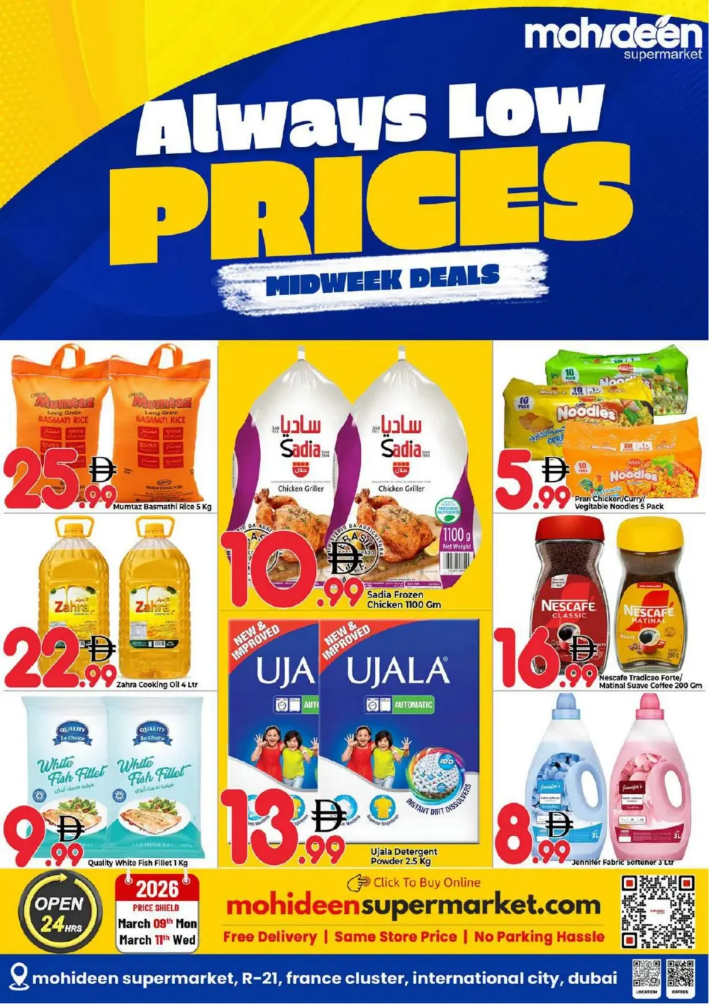 Midweek Deals at Mohideen Supermarket International City | Valid till March 11 page 1