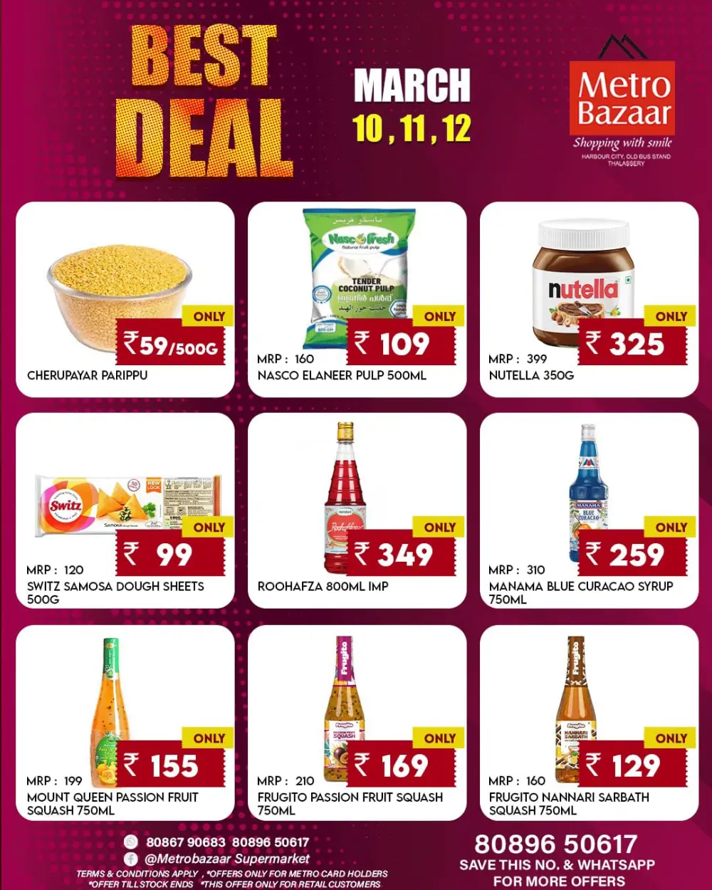 Metro Bazaar Offers March 10-12 | Best Grocery Deals Thalassery page 2