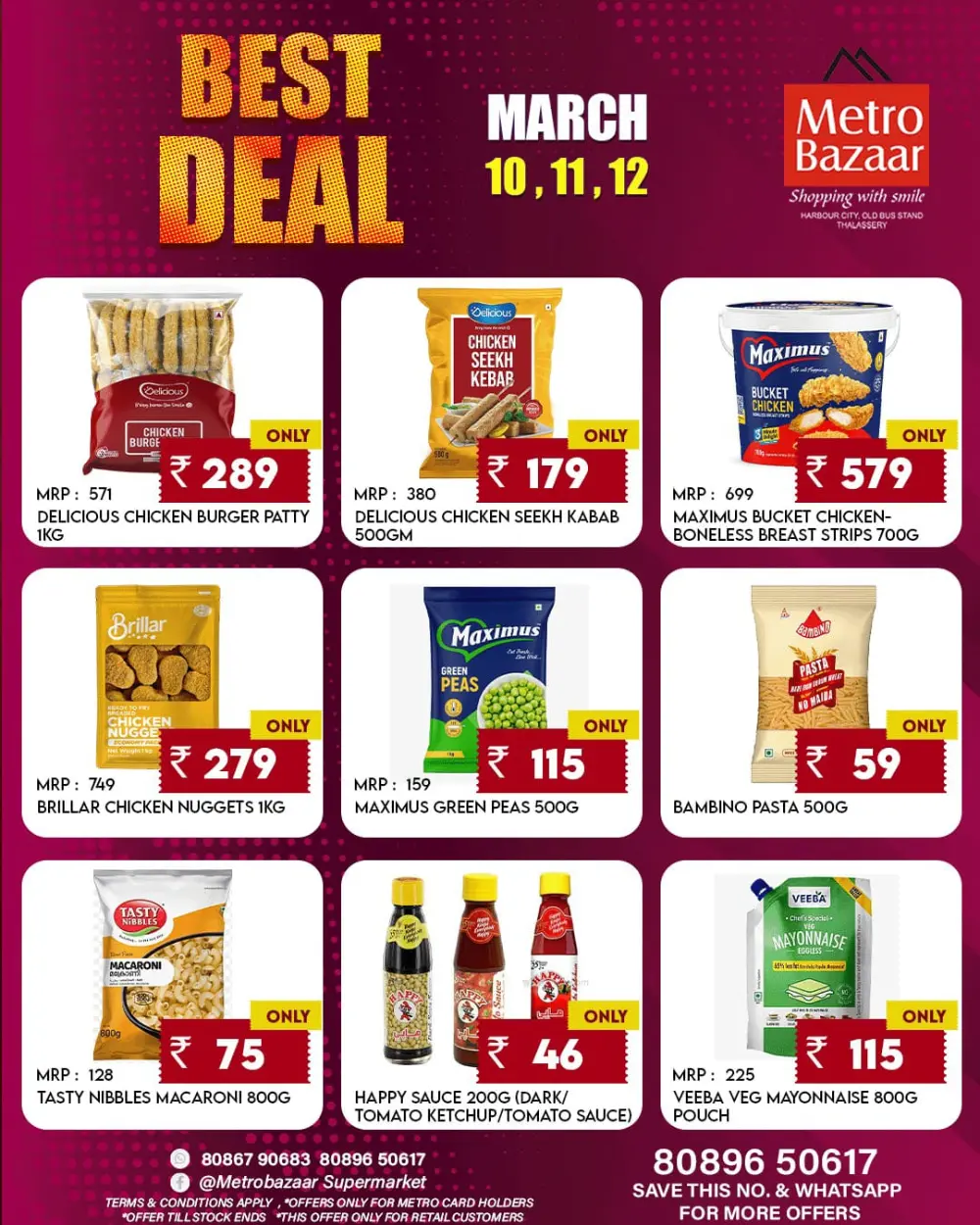 Metro Bazaar Offers March 10-12 | Best Grocery Deals Thalassery page 4