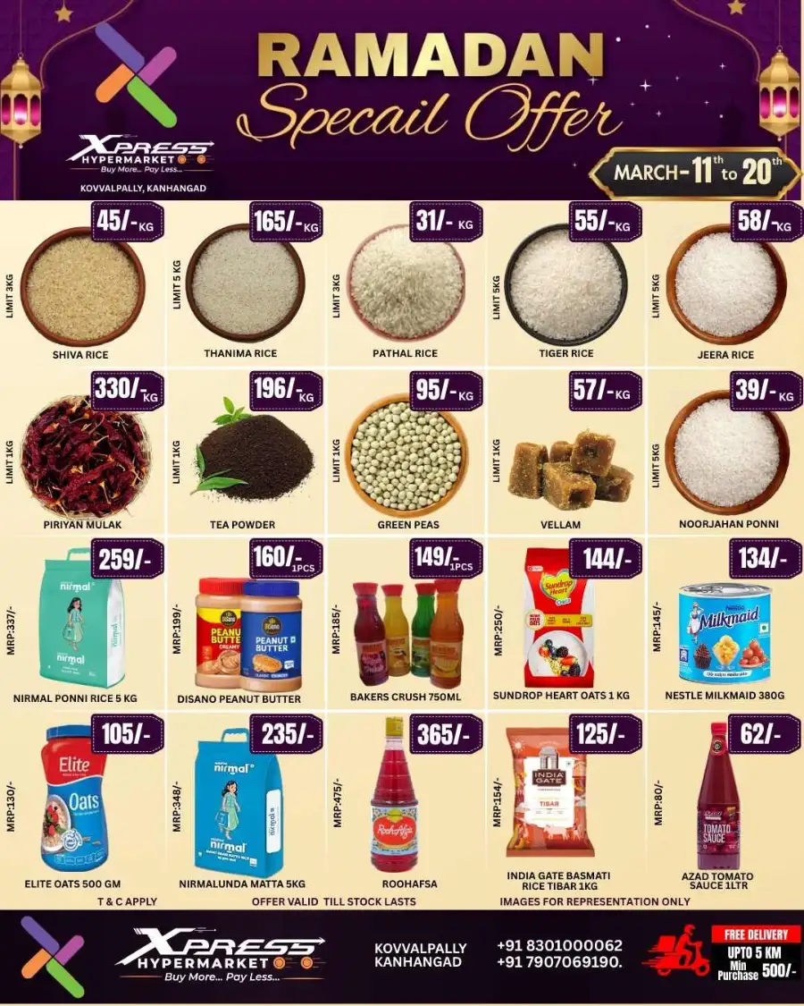 Xpress Hypermarket Kanhangad | Ramadan Special Offers March 11-20 page 1