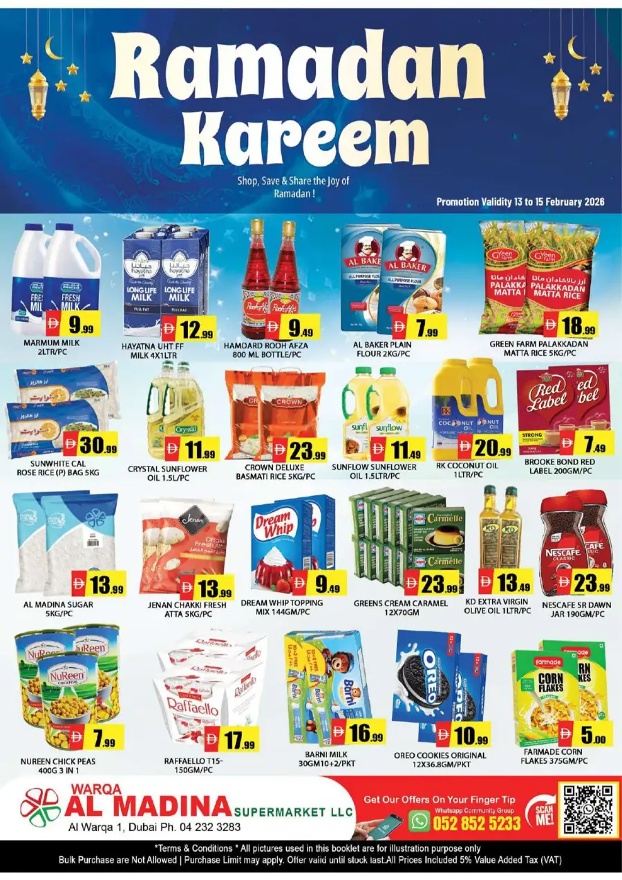 Warqa Al Madina Dubai Ramadan Offers & Grocery Deals - Feb 2026 page 1