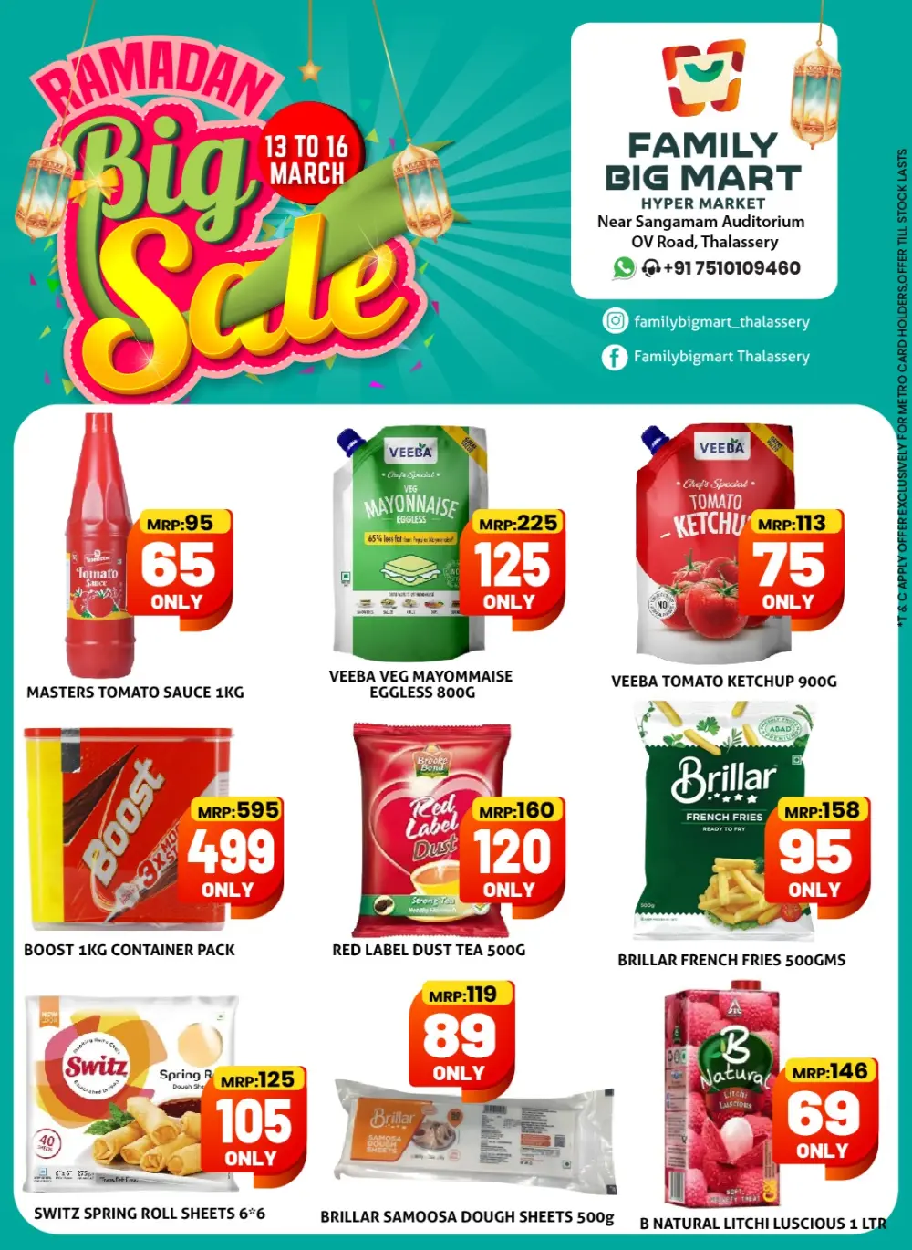 Family Big Mart Thalassery: Ramadan Big Sale March 13-16 – Best Grocery Deals page 3