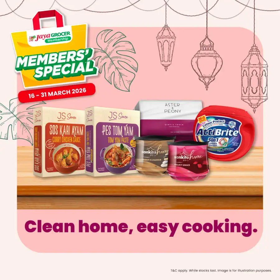 Jaya Grocer Members' Special Deals | Malaysia | Ends 31 March page 1