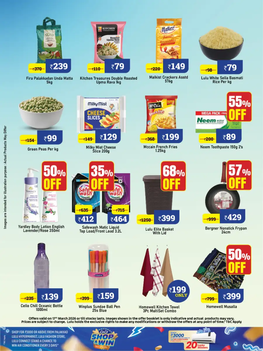 LuLu Mall Palakkad - Tuesday Bazaar Offers March 17 | Best Grocery Deals page 2