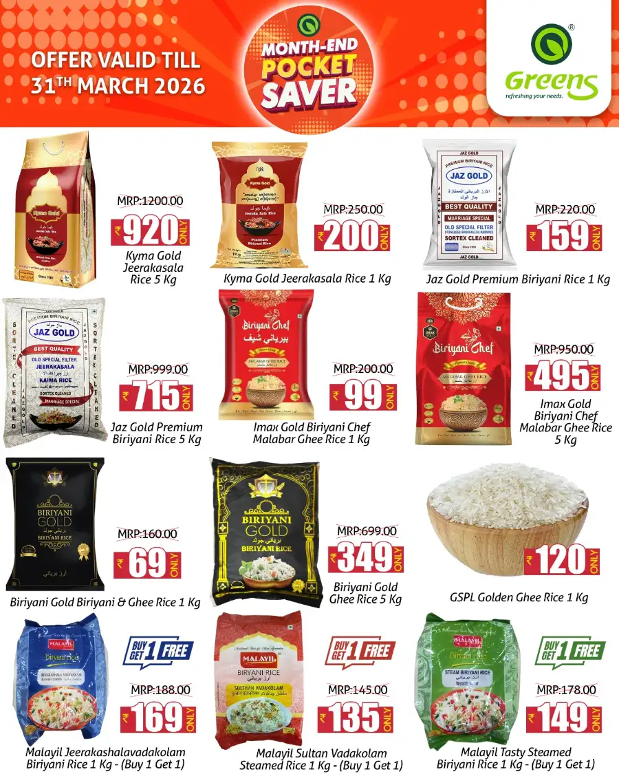 Greens Hypermarket Kannur & Thalassery | Month-End Pocket Saver Deals March 2026 page 4