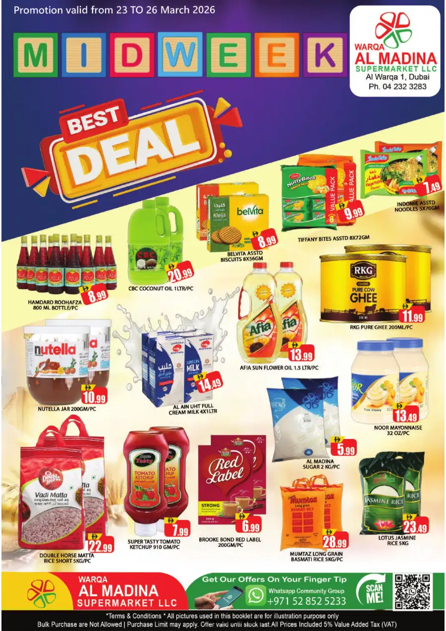 Warqa Al Madina Supermarket Dubai - Midweek Deals & Offers March 2026 page 1