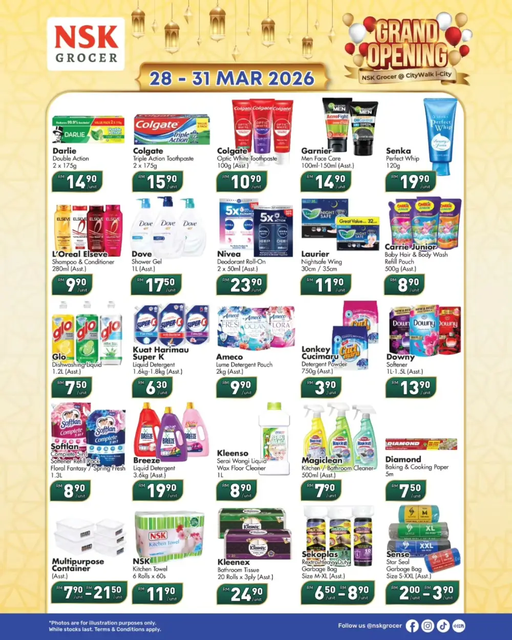 NSK Grocer i-City Grand Opening | RM1 Deals - 28 Mar page 14
