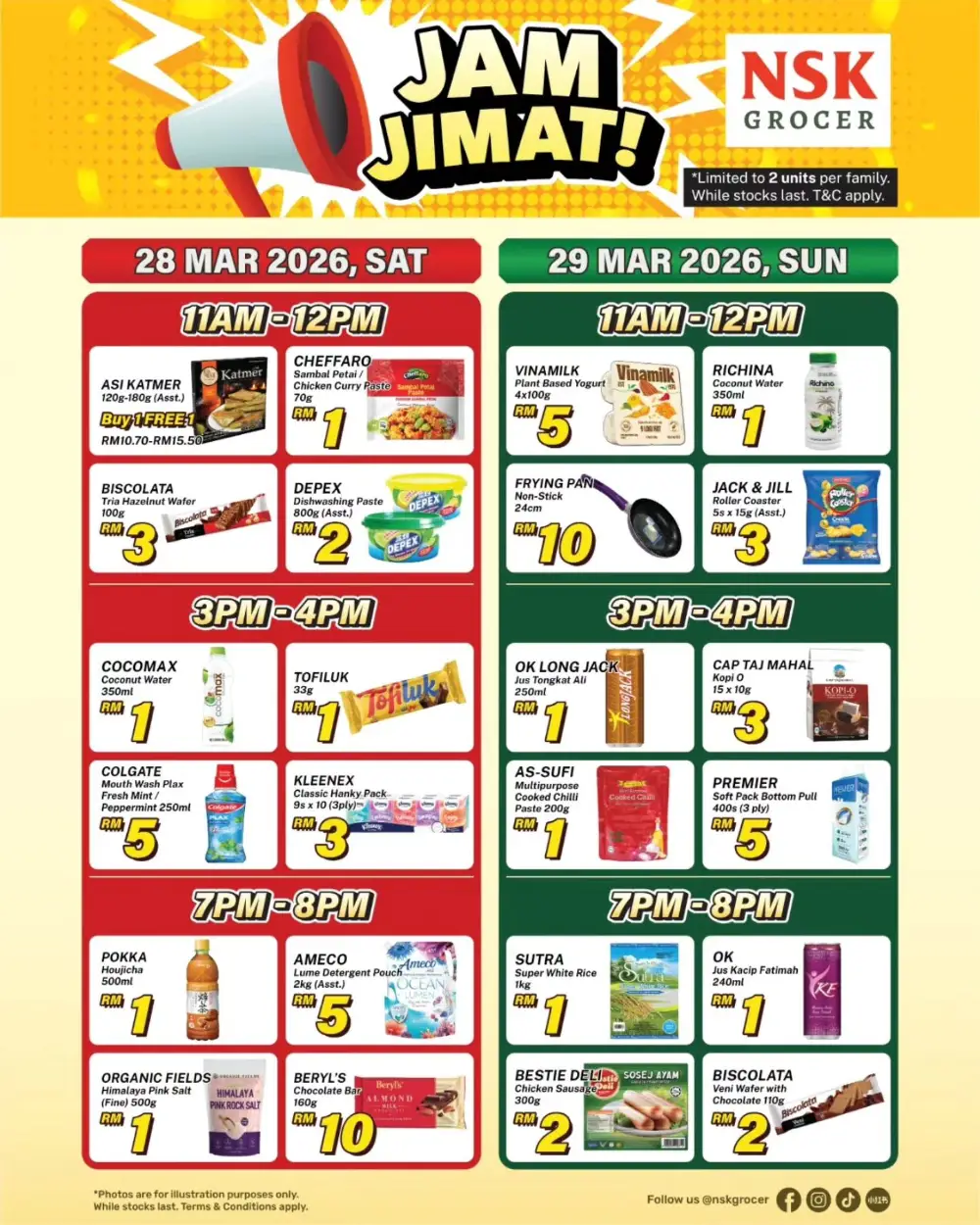 NSK Grocer i-City Grand Opening | RM1 Deals - 28 Mar page 2