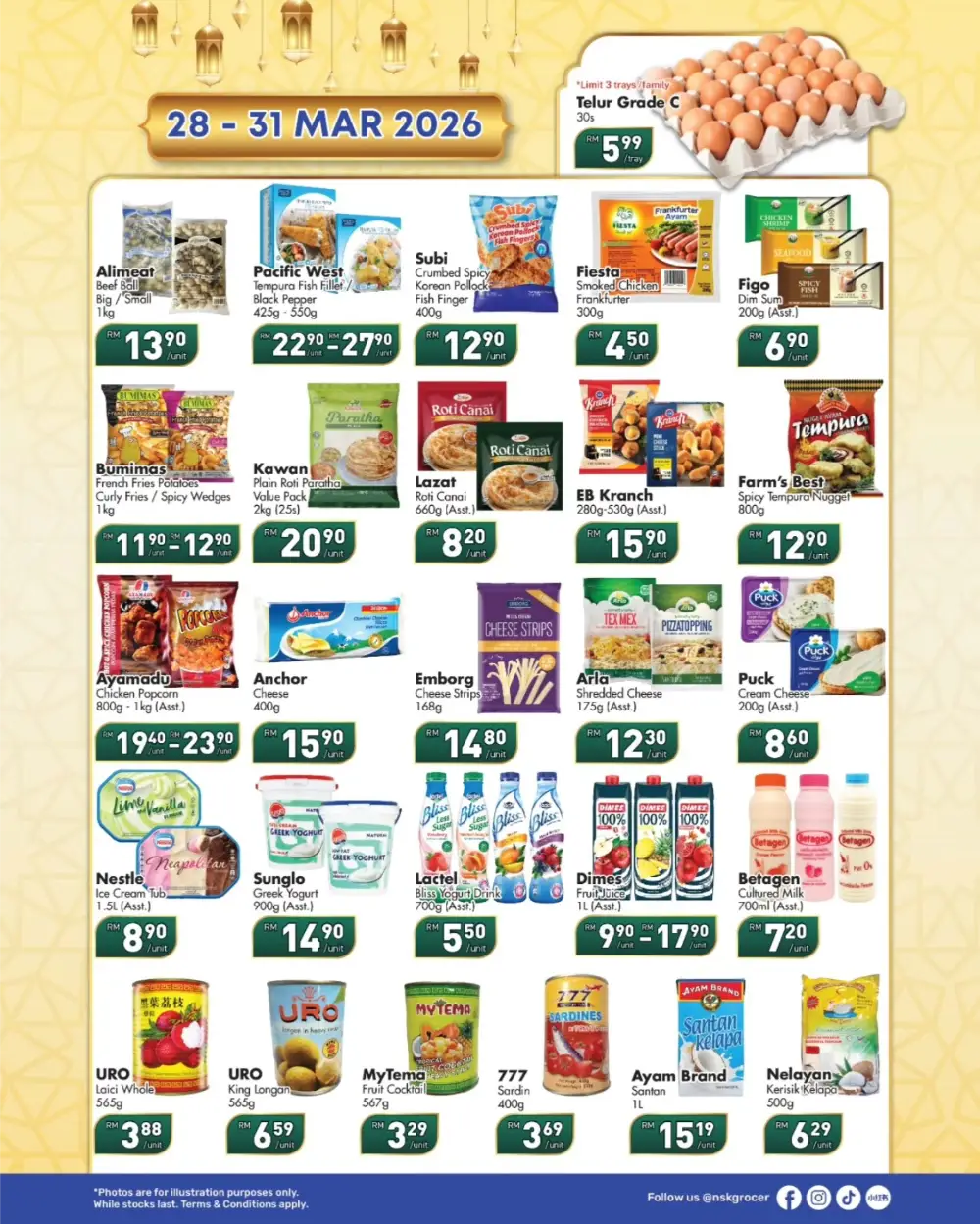 NSK Grocer i-City Grand Opening | RM1 Deals - 28 Mar page 7