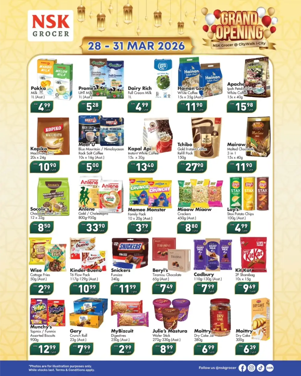 NSK Grocer i-City Grand Opening | RM1 Deals - 28 Mar page 9