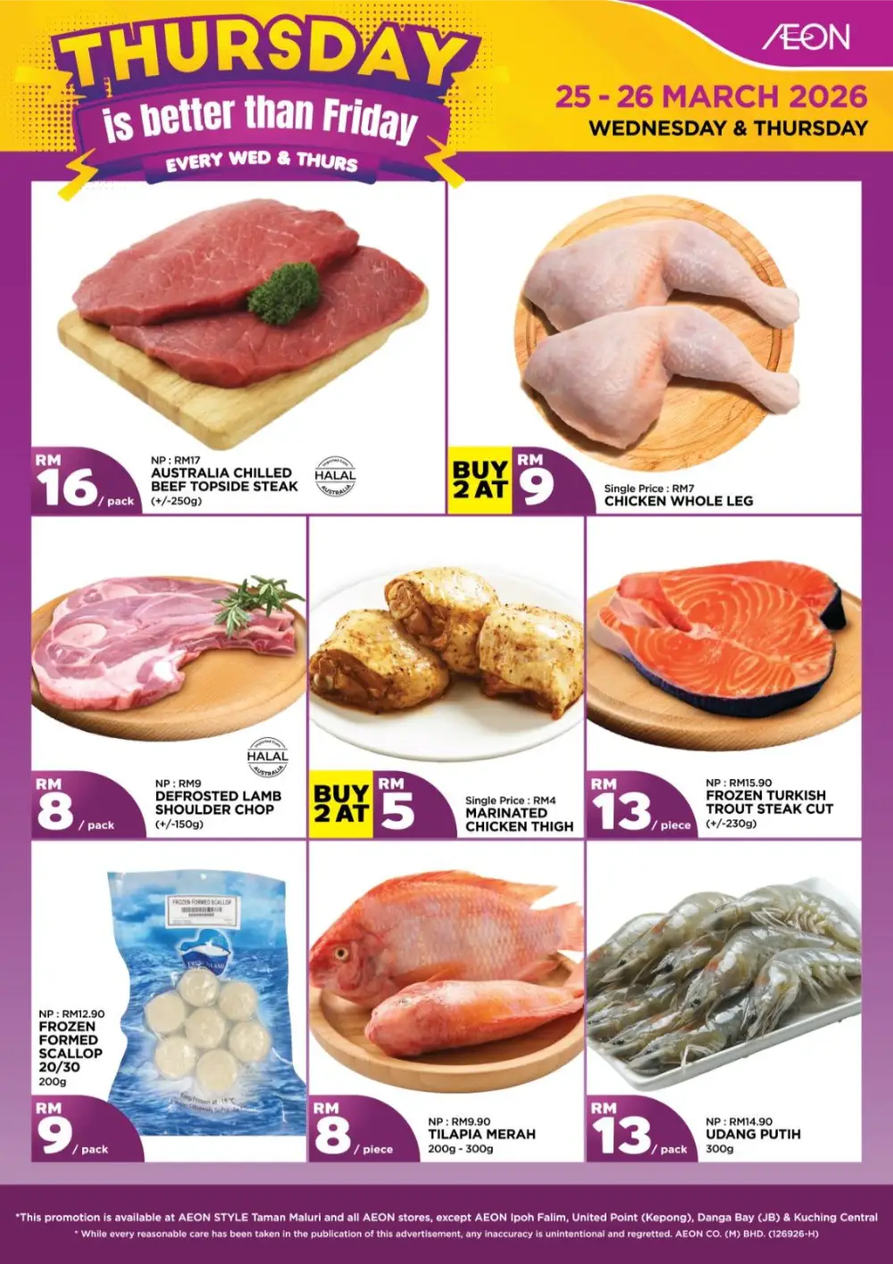 AEON Malaysia Fresh Sale | Every Wed & Thurs | Ends 26 Mar page 1
