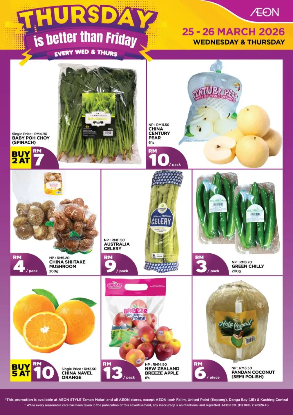 AEON Malaysia Fresh Sale | Every Wed & Thurs | Ends 26 Mar page 2