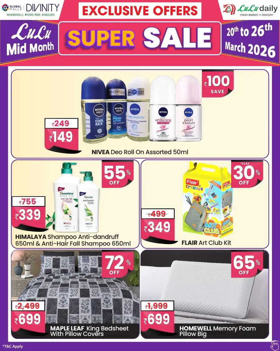 Lulu Daily Bengaluru Mid-Month Super Sale | Ends 26 Mar page 10