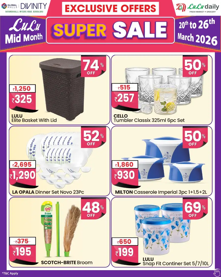 Lulu Daily Bengaluru Mid-Month Super Sale | Ends 26 Mar page 11