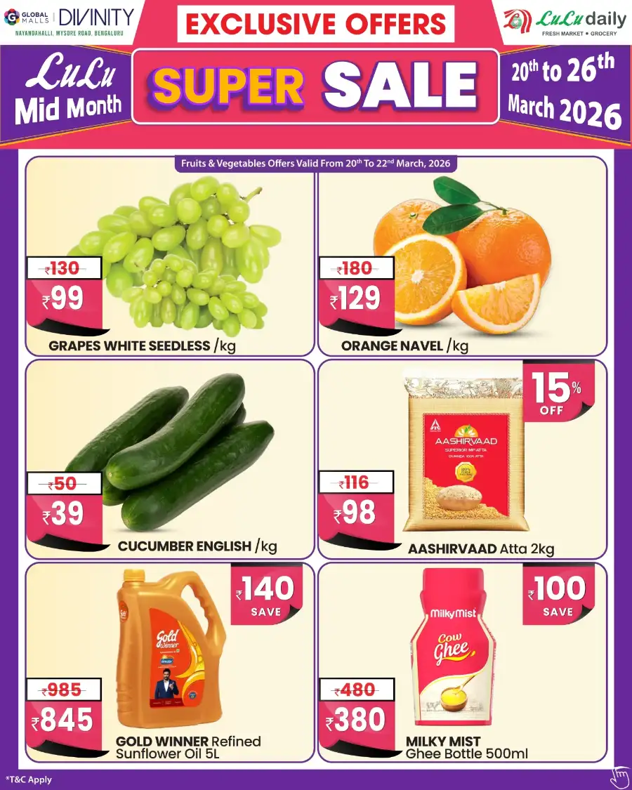 Lulu Daily Bengaluru Mid-Month Super Sale | Ends 26 Mar page 4