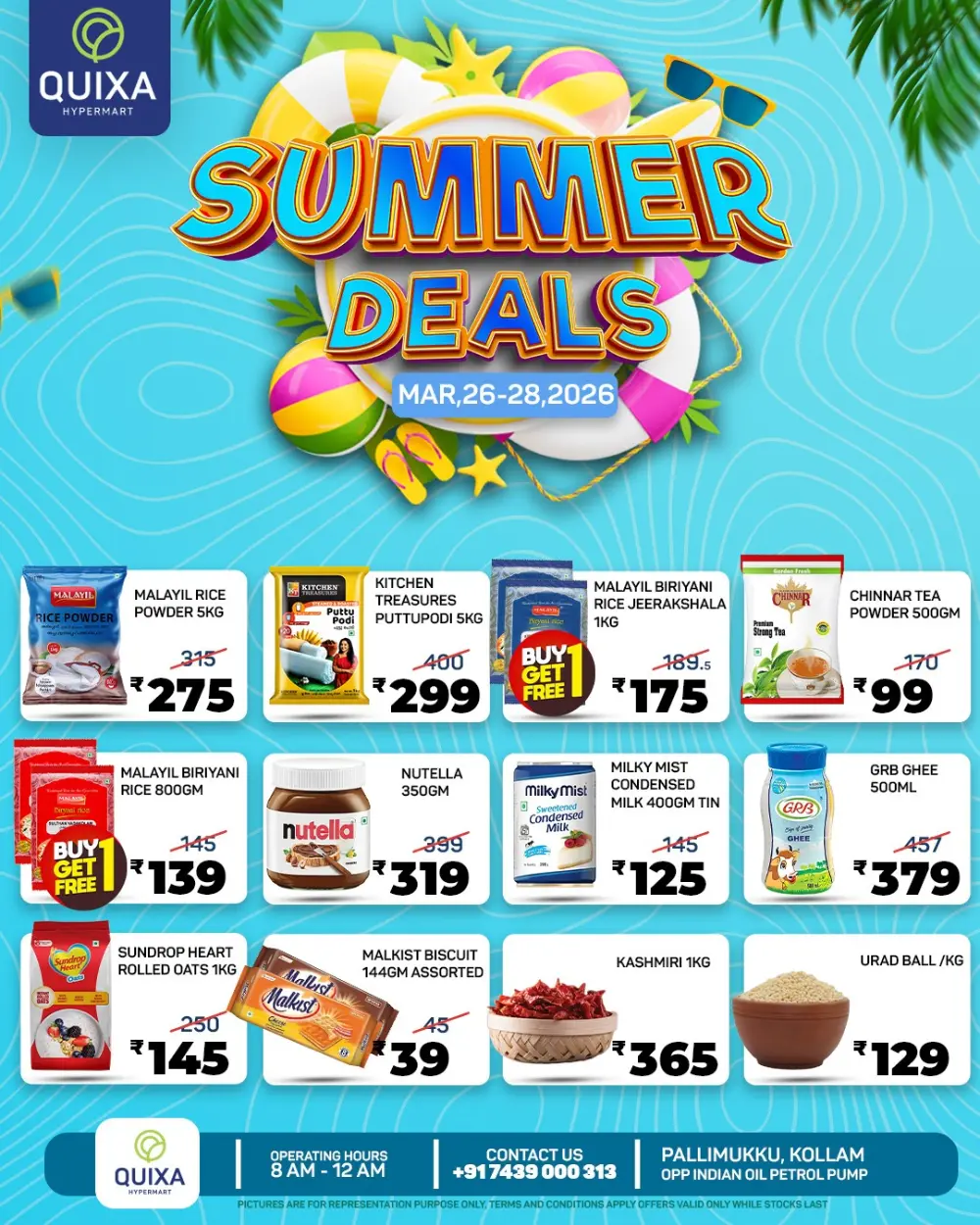 Quixa Hypermart Kollam Summer Deals | Ends Mar 28 page 1