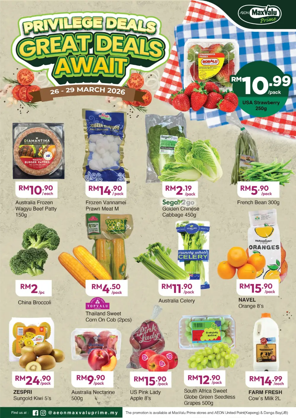 AEON MaxValu Prime Malaysia Deals | Ends Sunday page 1