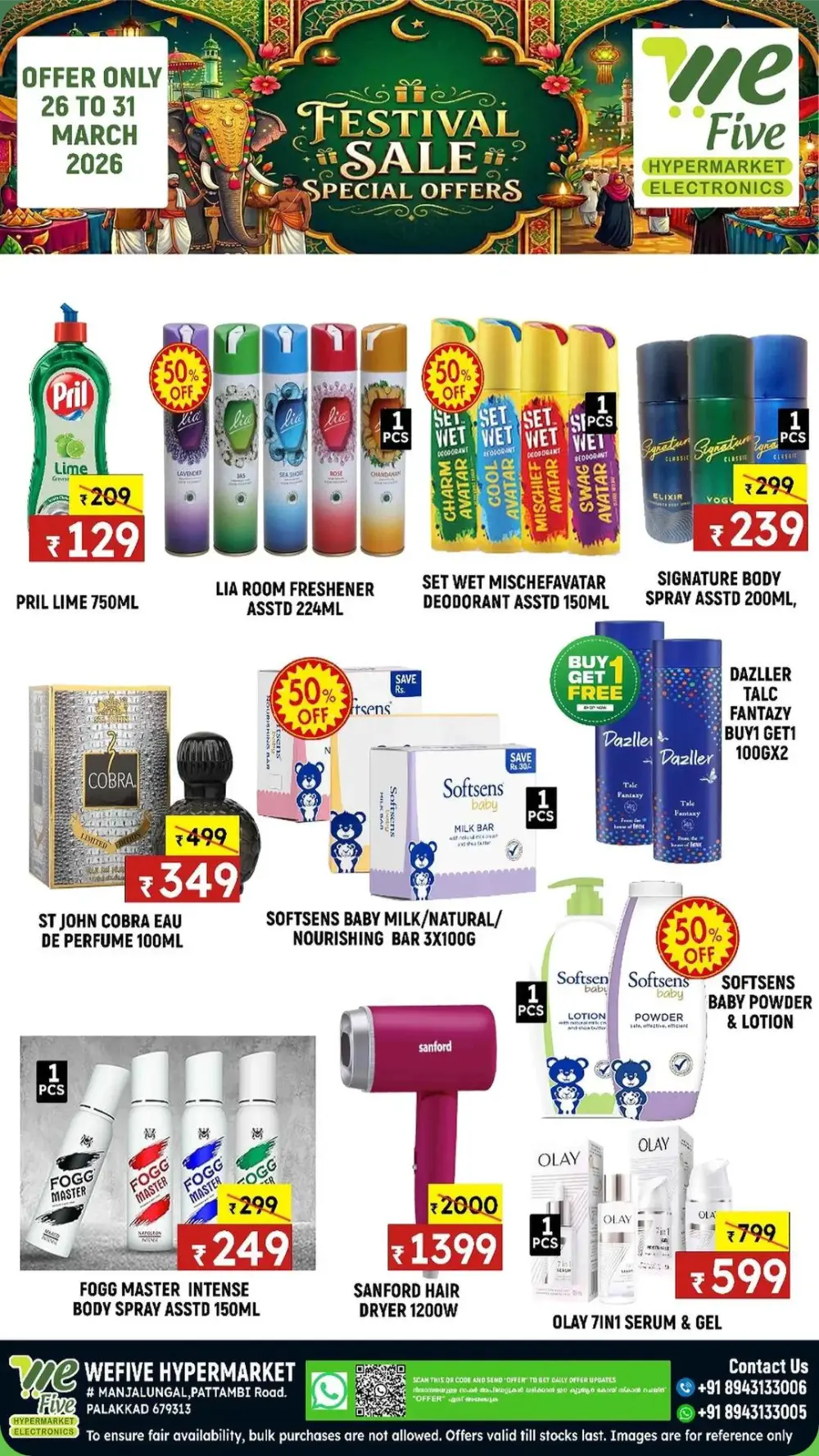 Wefive Hypermarket Palakkad Festival Sale | Ends Tuesday page 4