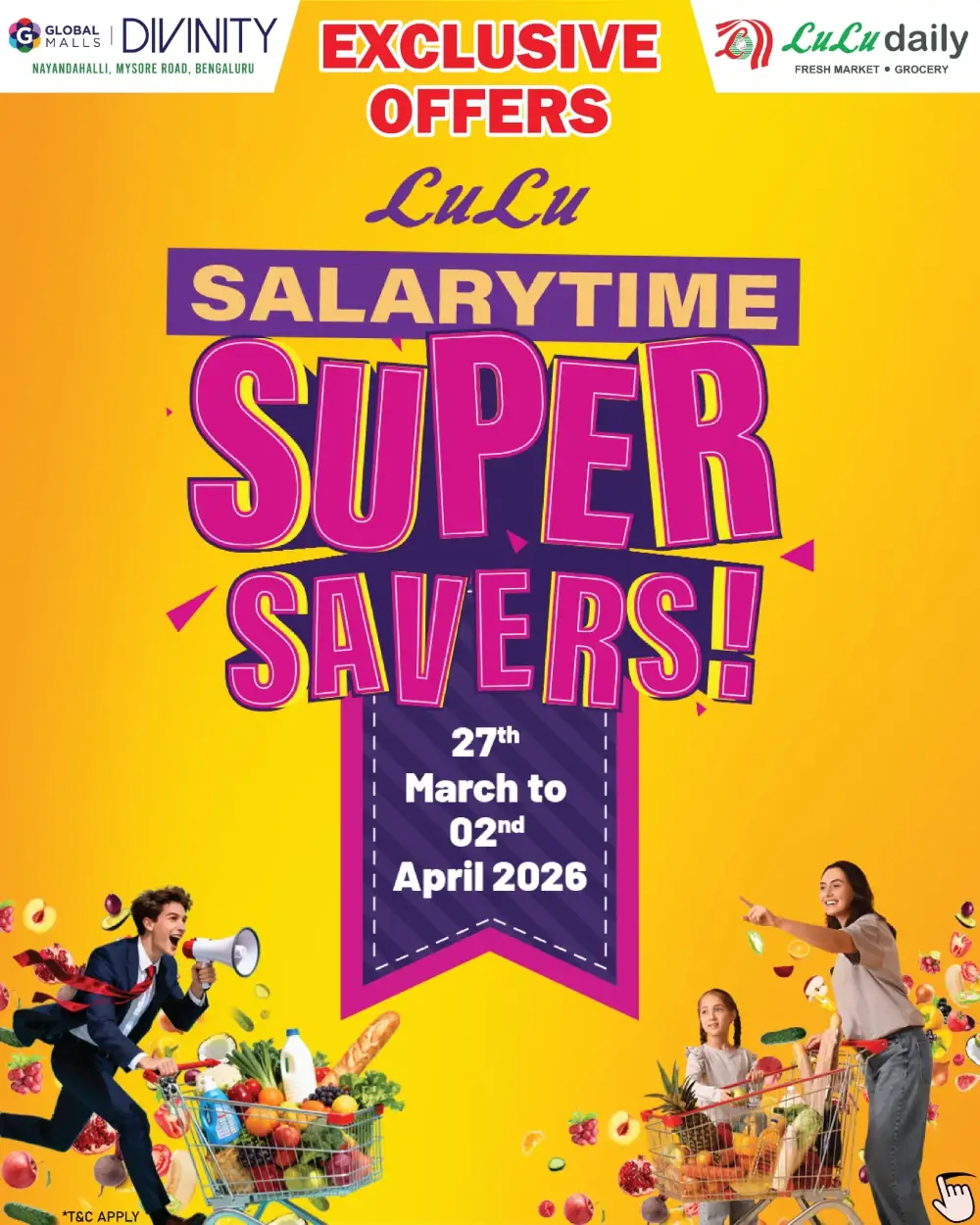 LuLu Daily Bengaluru Super Savers Offers | Ends April 02 page 1