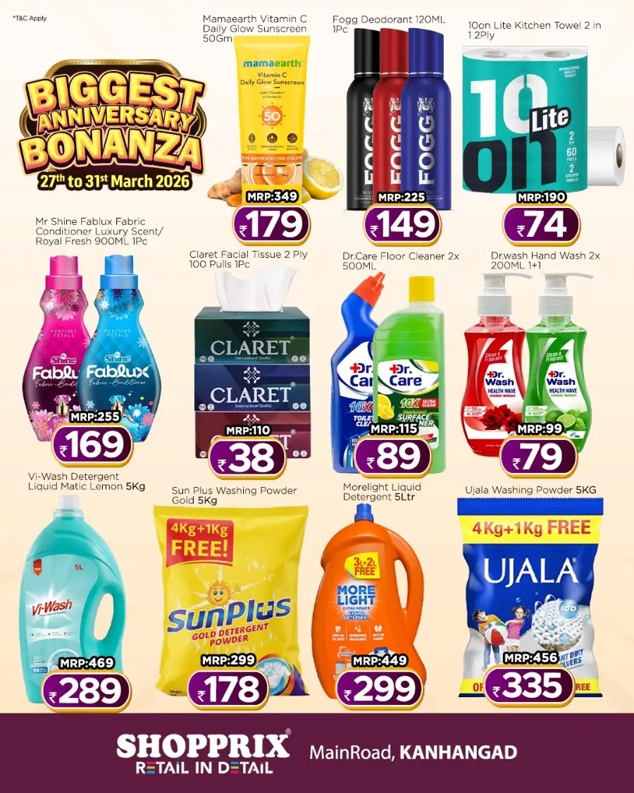 Shopprix Kanhangad Anniversary Bonanza | Ends March 31 page 4