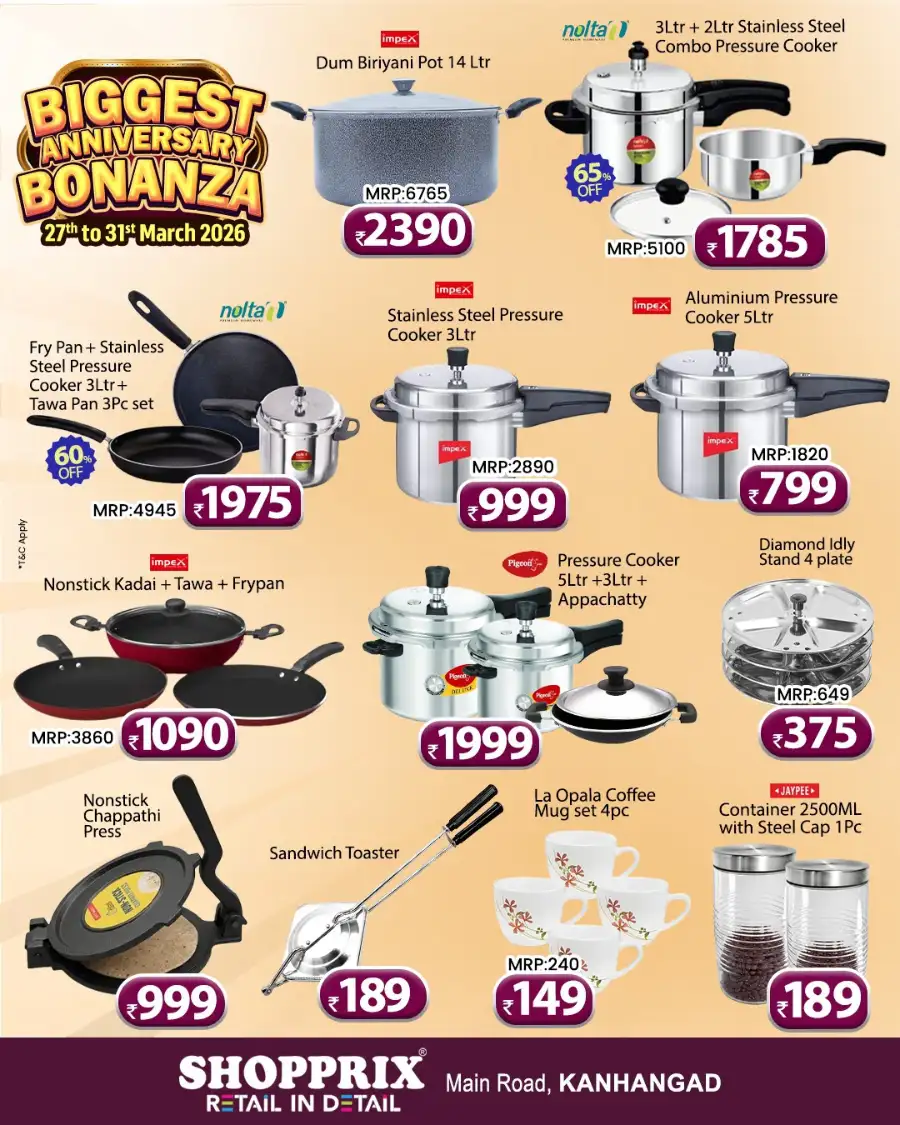 Shopprix Kanhangad Anniversary Bonanza | Ends March 31 page 5