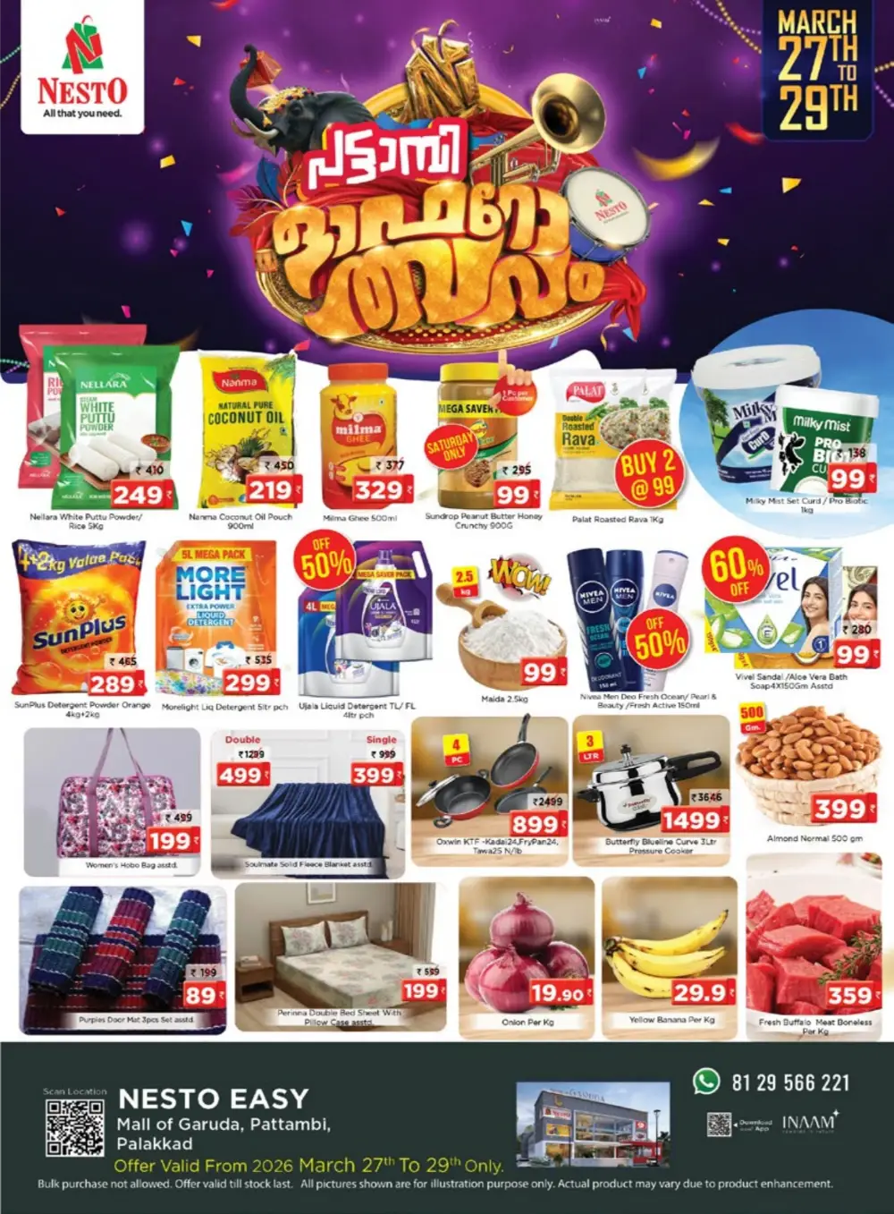 Nesto Pattambi Utsavam Offers | Ends Sunday page 1