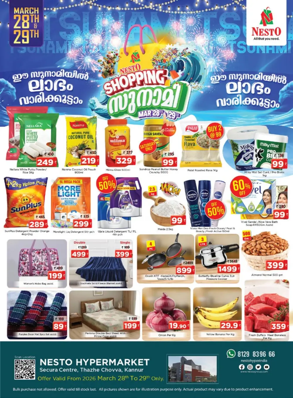Nesto Kannur Shopping Tsunami Offers | Ends Sunday page 1
