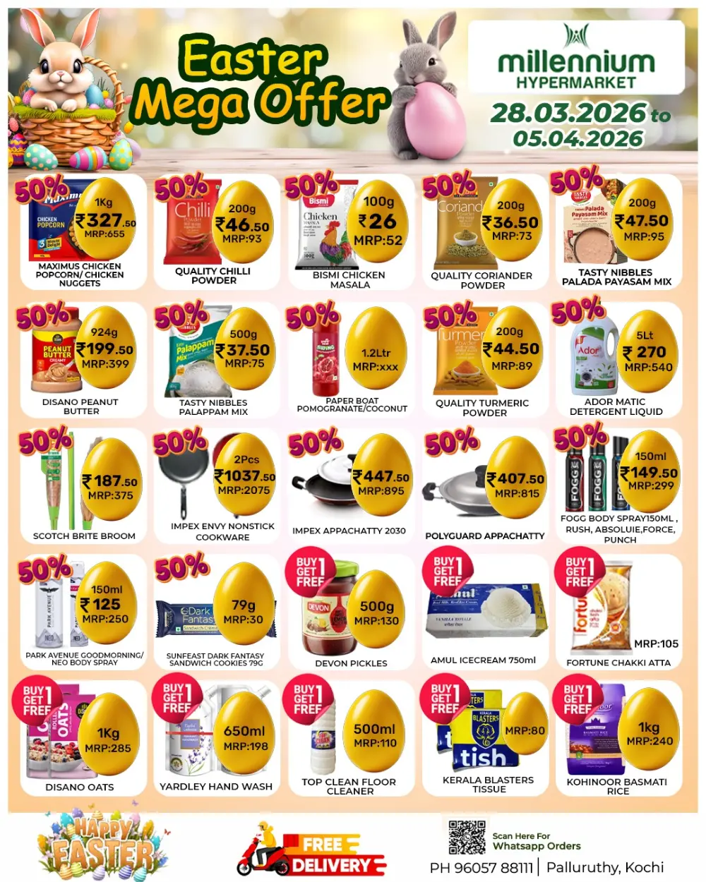 Millennium Palluruthy Easter Offer | Ends Sunday page 1
