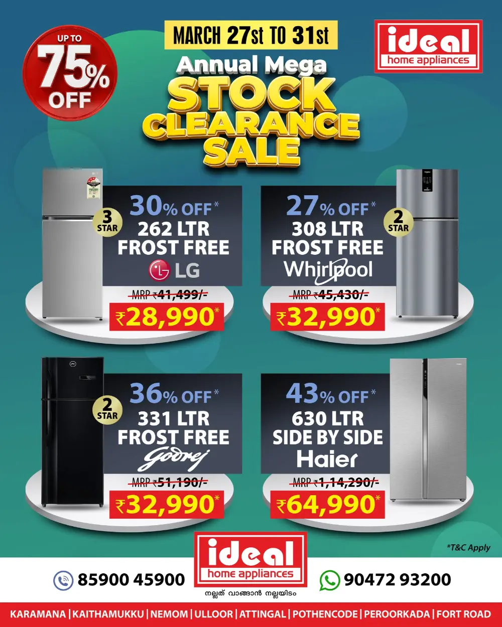 Ideal Home Appliances Karamana Sale: 75% Off | Ends Tuesday page 4