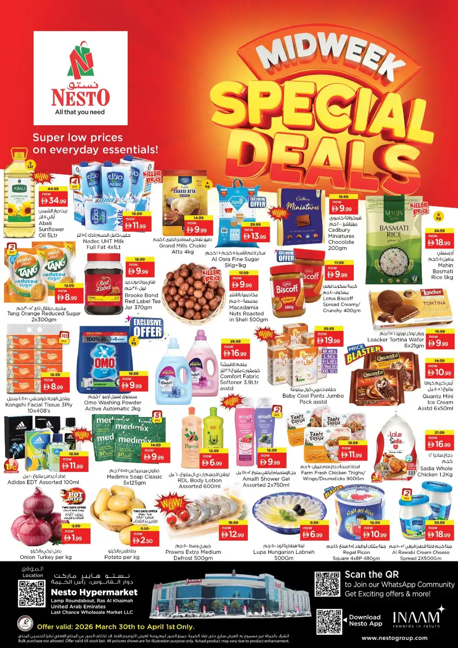 Nesto Ras Al Khaimah Midweek Special Deals | Offers Valid Mar 30 – Apr 1 page 1