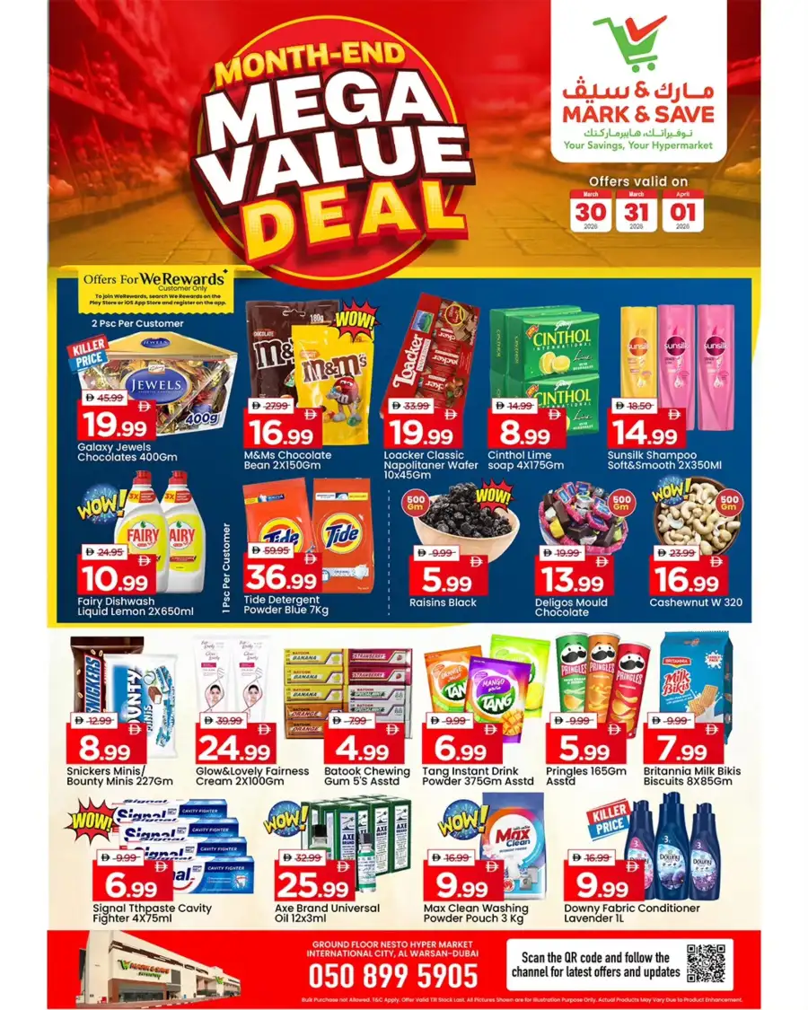Mark & Save Al Warsan Dubai Deals | Month-End Mega Value Offers Mar 30 - Apr 01 page 1