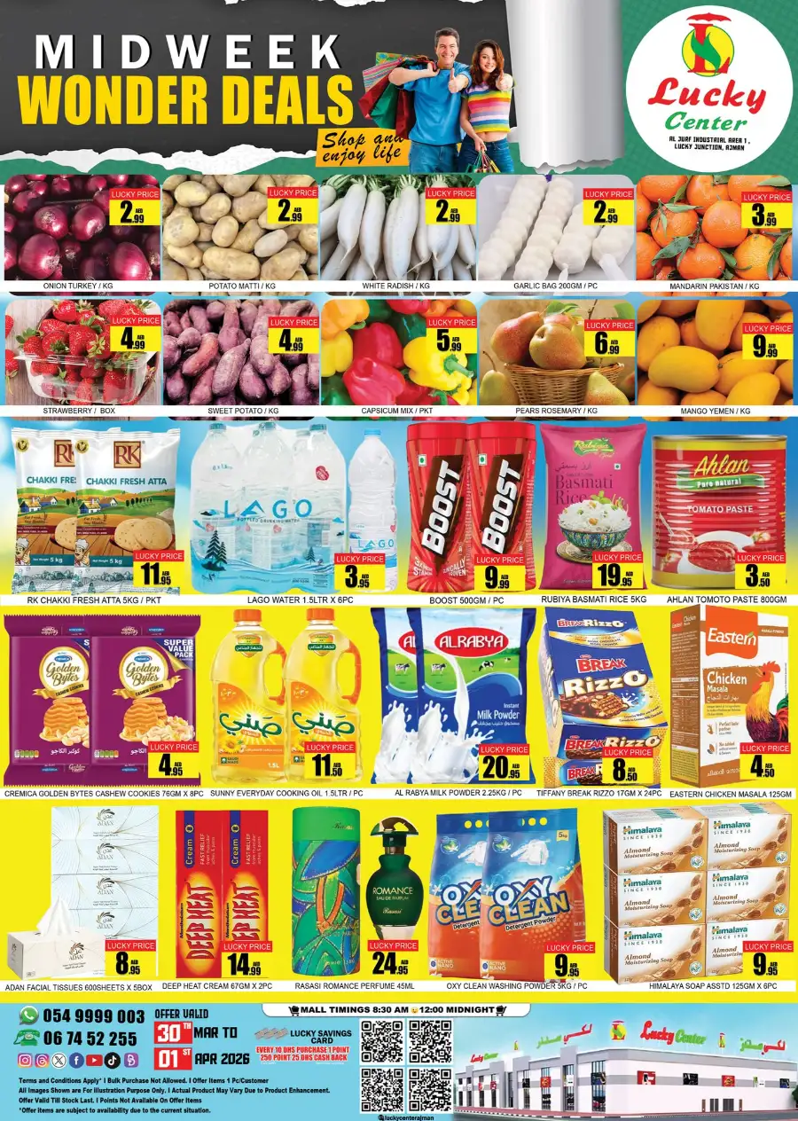 Lucky Center Ajman - Midweek Wonder Deals | Offers in Al Jurf page 1