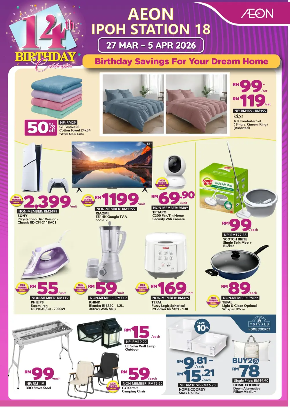 AEON Ipoh Station 18 Birthday Deals | Ends 5 Apr page 5