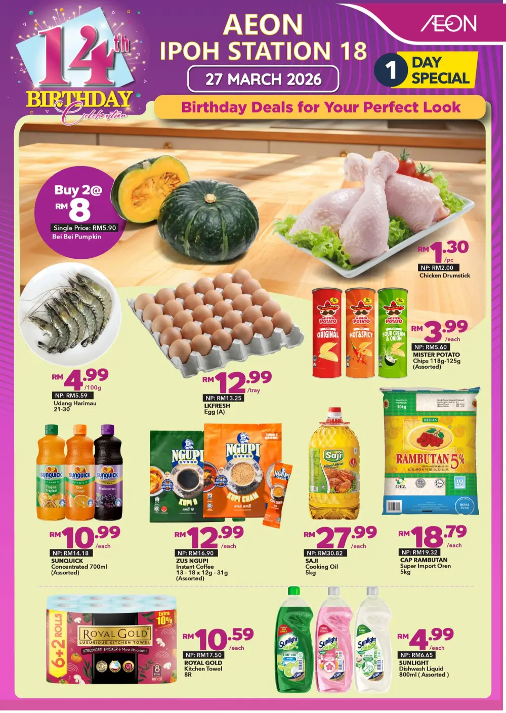 AEON Ipoh Station 18 Birthday Deals | Ends 5 Apr page 7