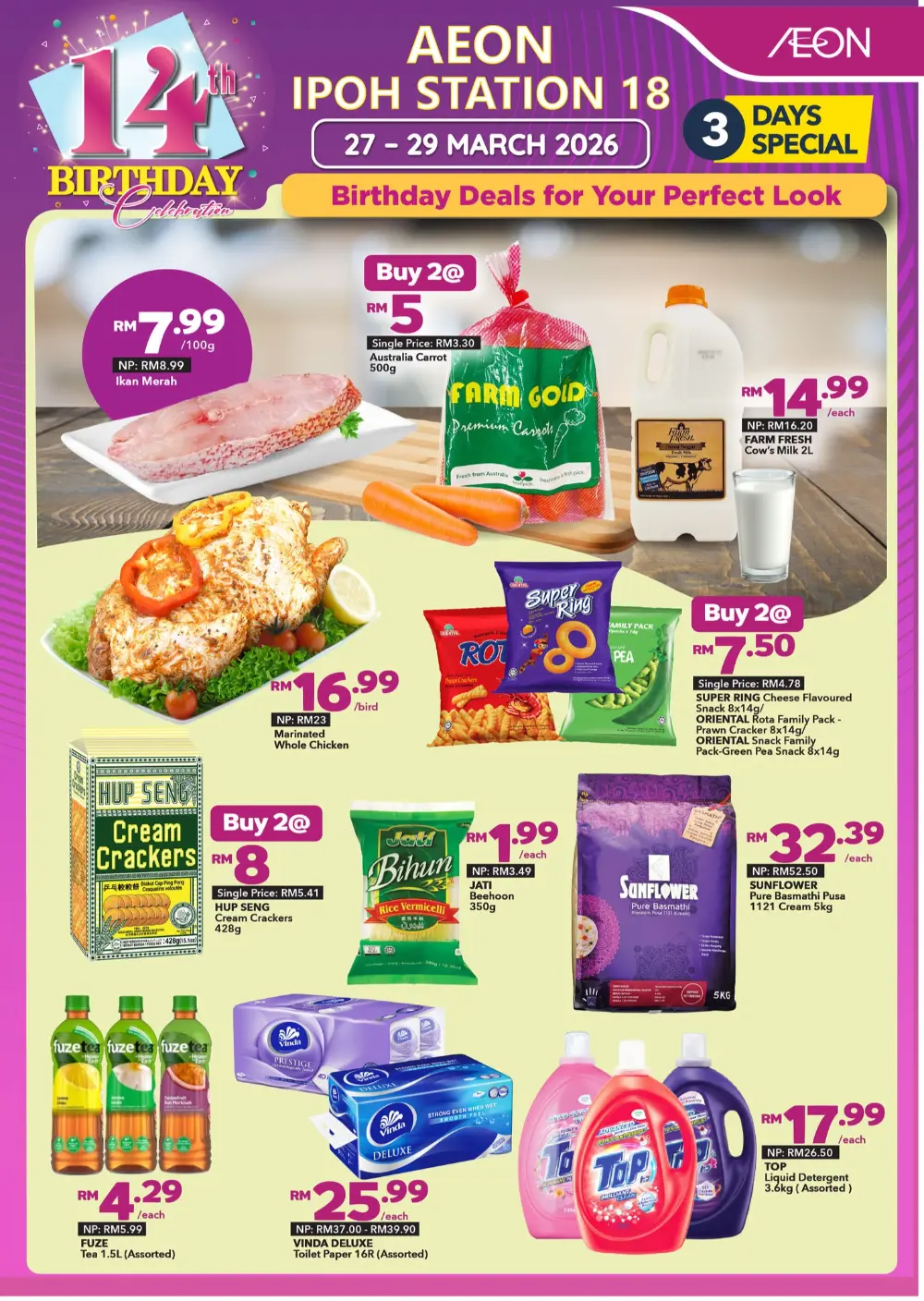 AEON Ipoh Station 18 Birthday Deals | Ends 5 Apr page 8