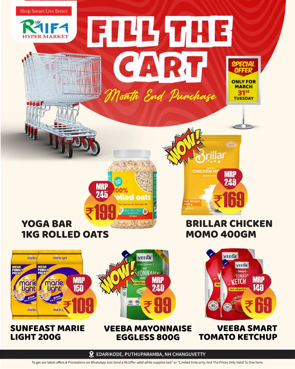 Fill the cart page 3